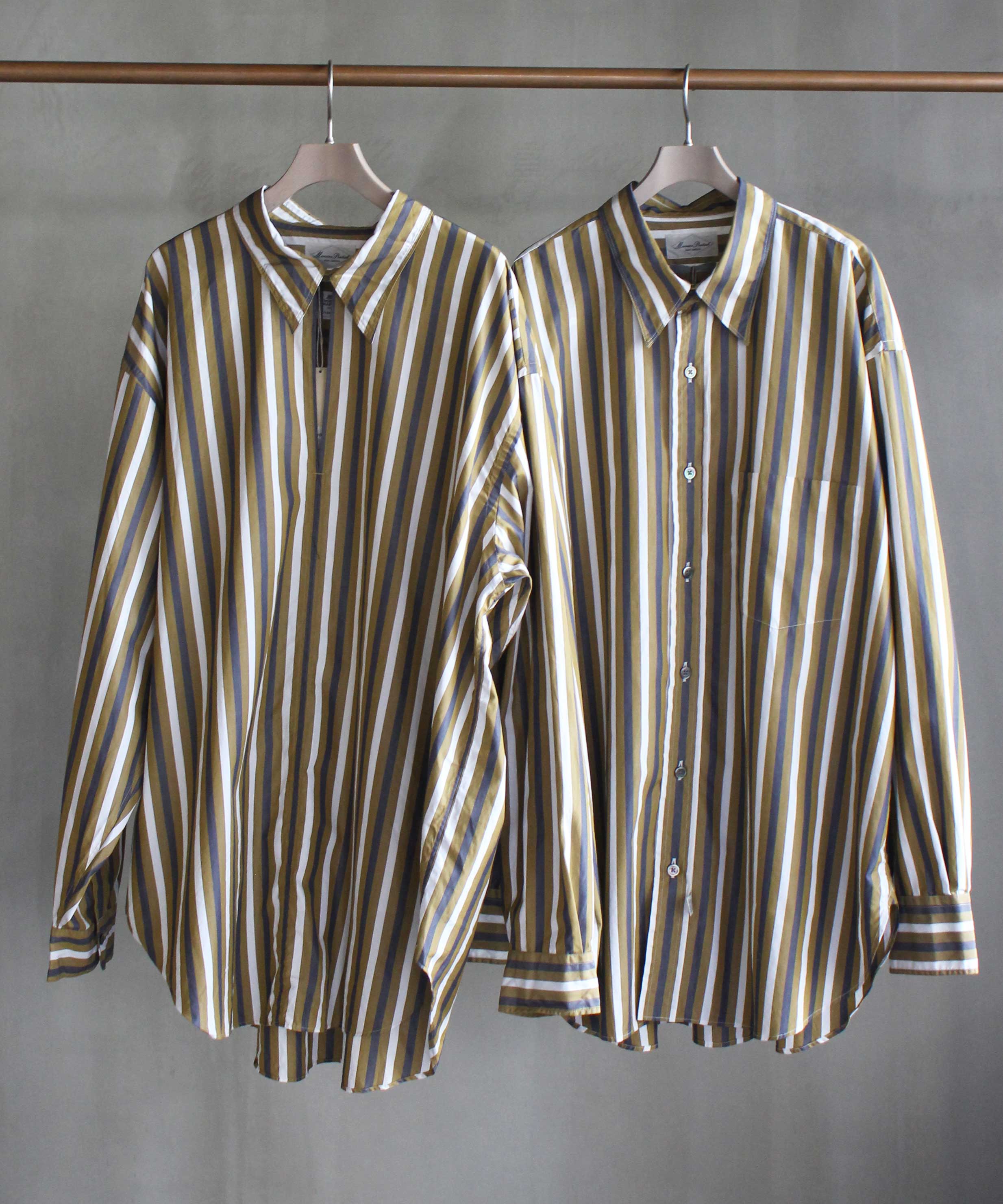 Marvin Pontiak Skipper SH/3 Button Regular Collar SH -THOMAS MASON Multi ST -