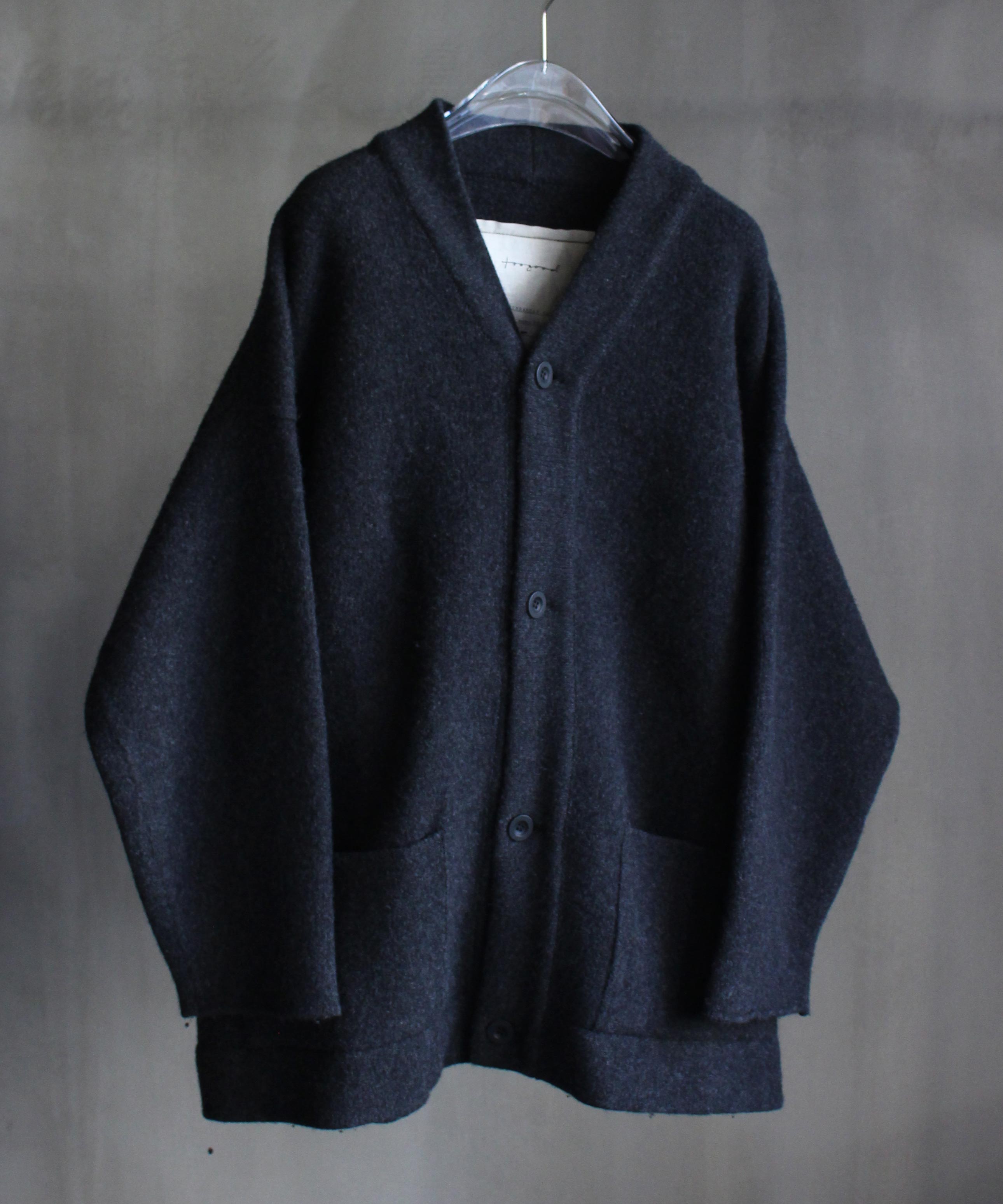 toogood THE LIBRARIAN CARDIGAN CHACOAL - | rroomm onlinestore