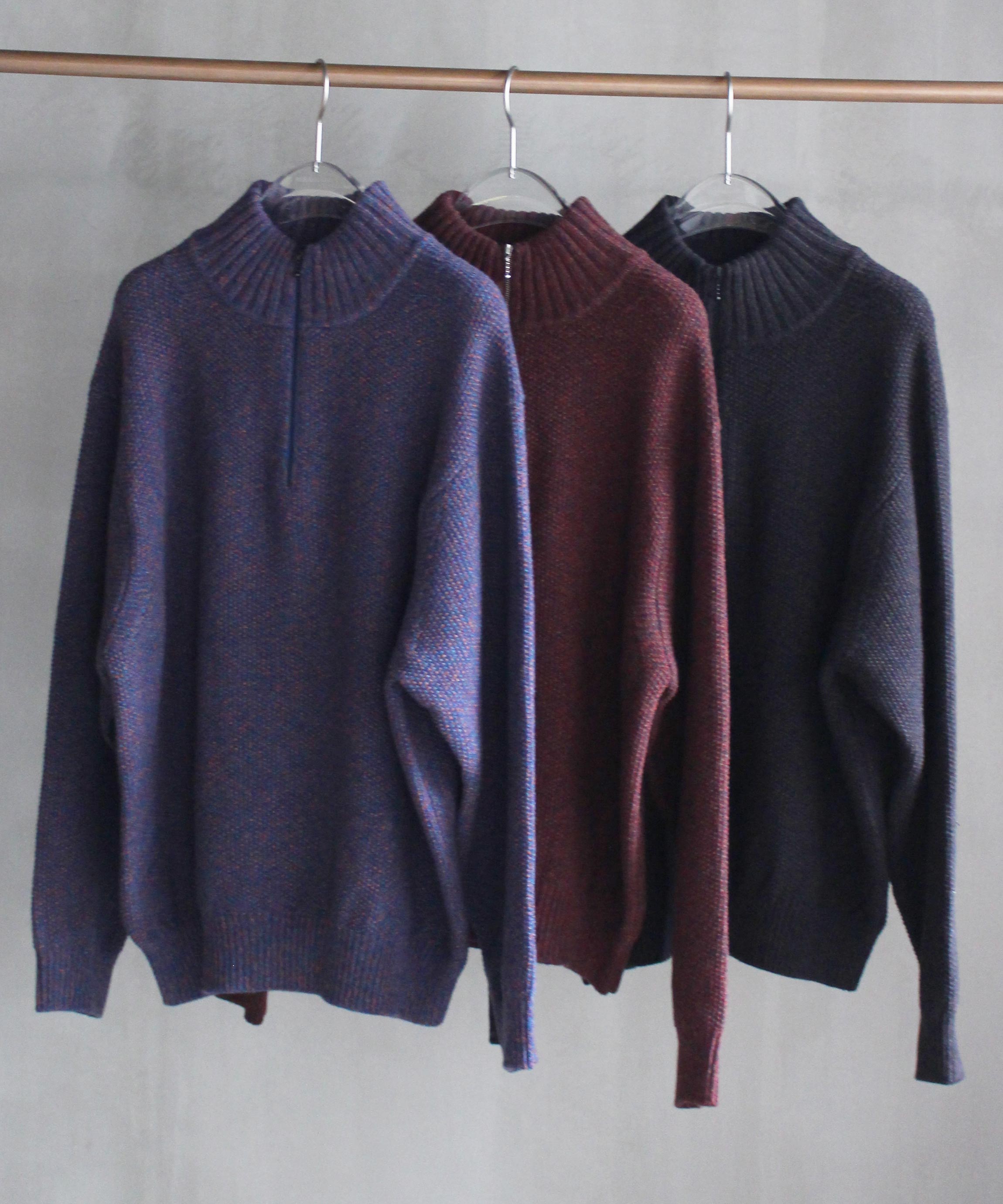 crepuscule Wool Kanoko Half Zip P/O - | rroomm onlinestore（ルーム