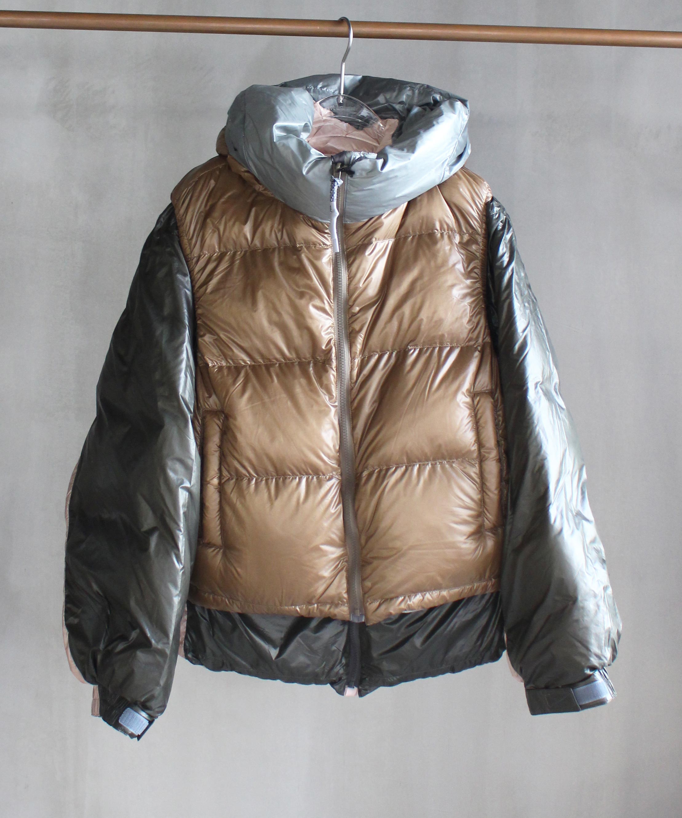 beautiful people NANGA multiayering down vest blouson charcoal -