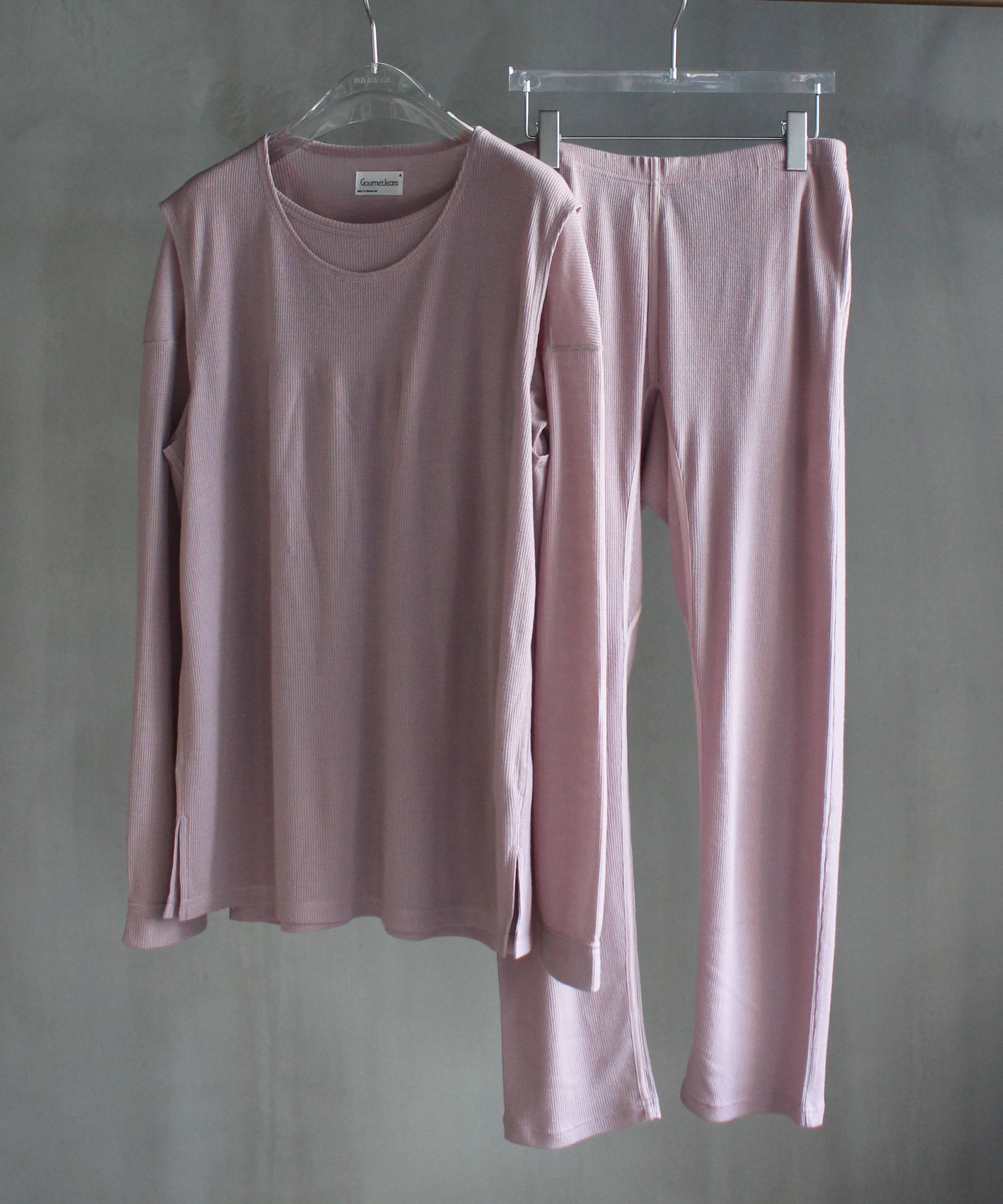 gourmet jeans MERINO THREE PINK BEIGE -