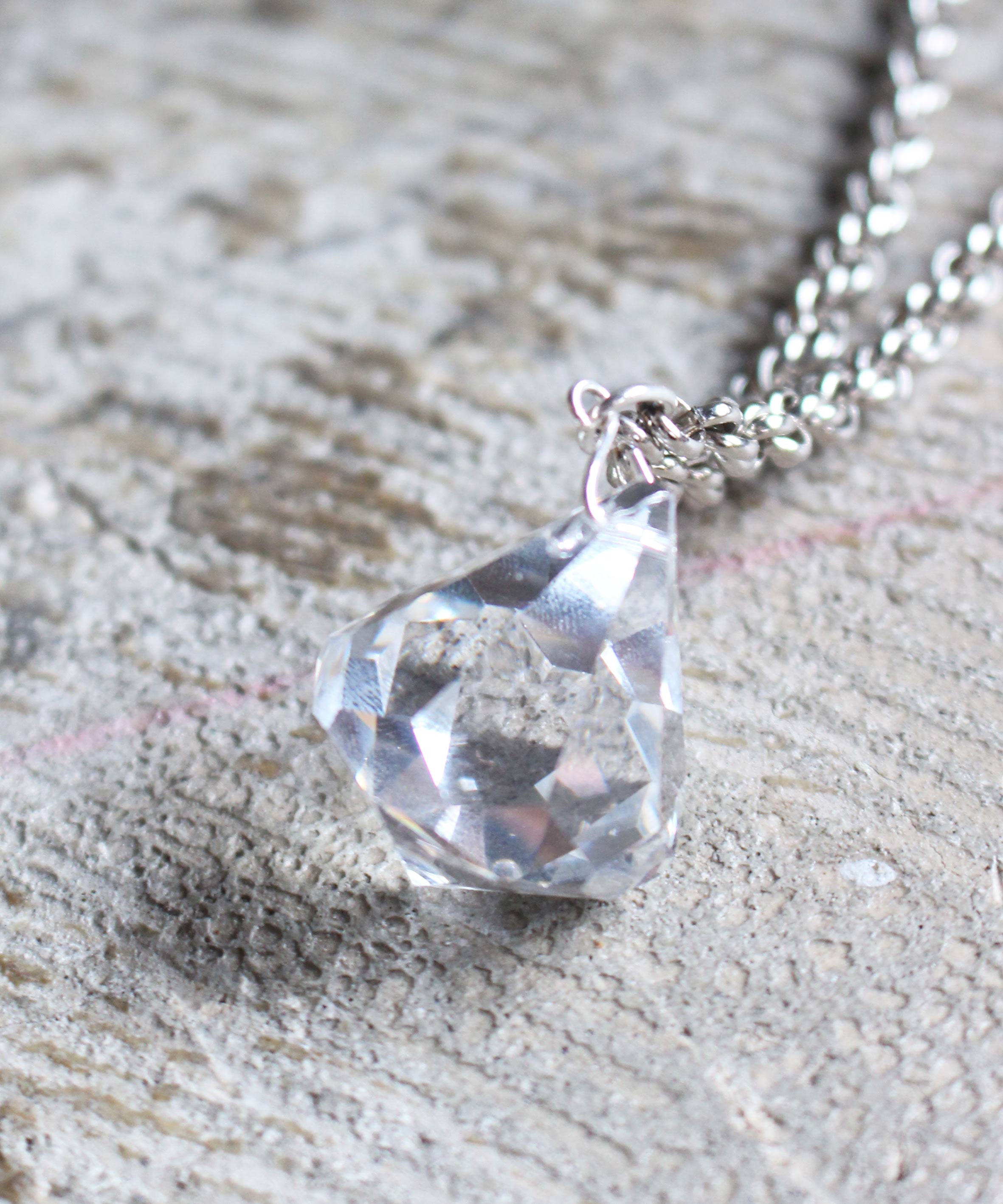 Daniel et Lili 50's deadstock "Swarovski" crystal necklace crystal -