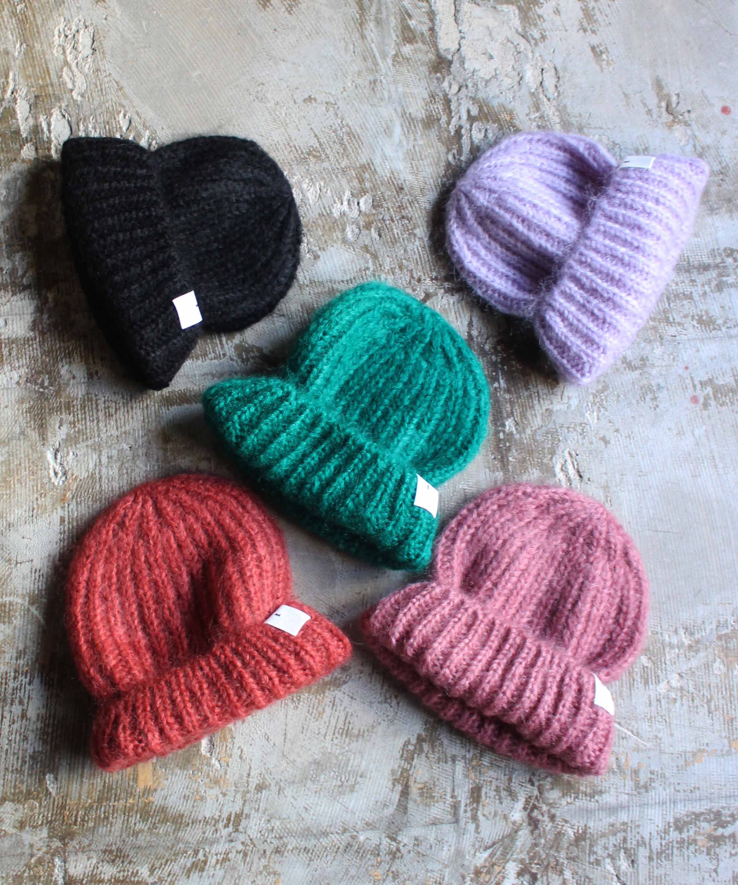 RL Mohair HANDMADE -Big Watch Cap  -