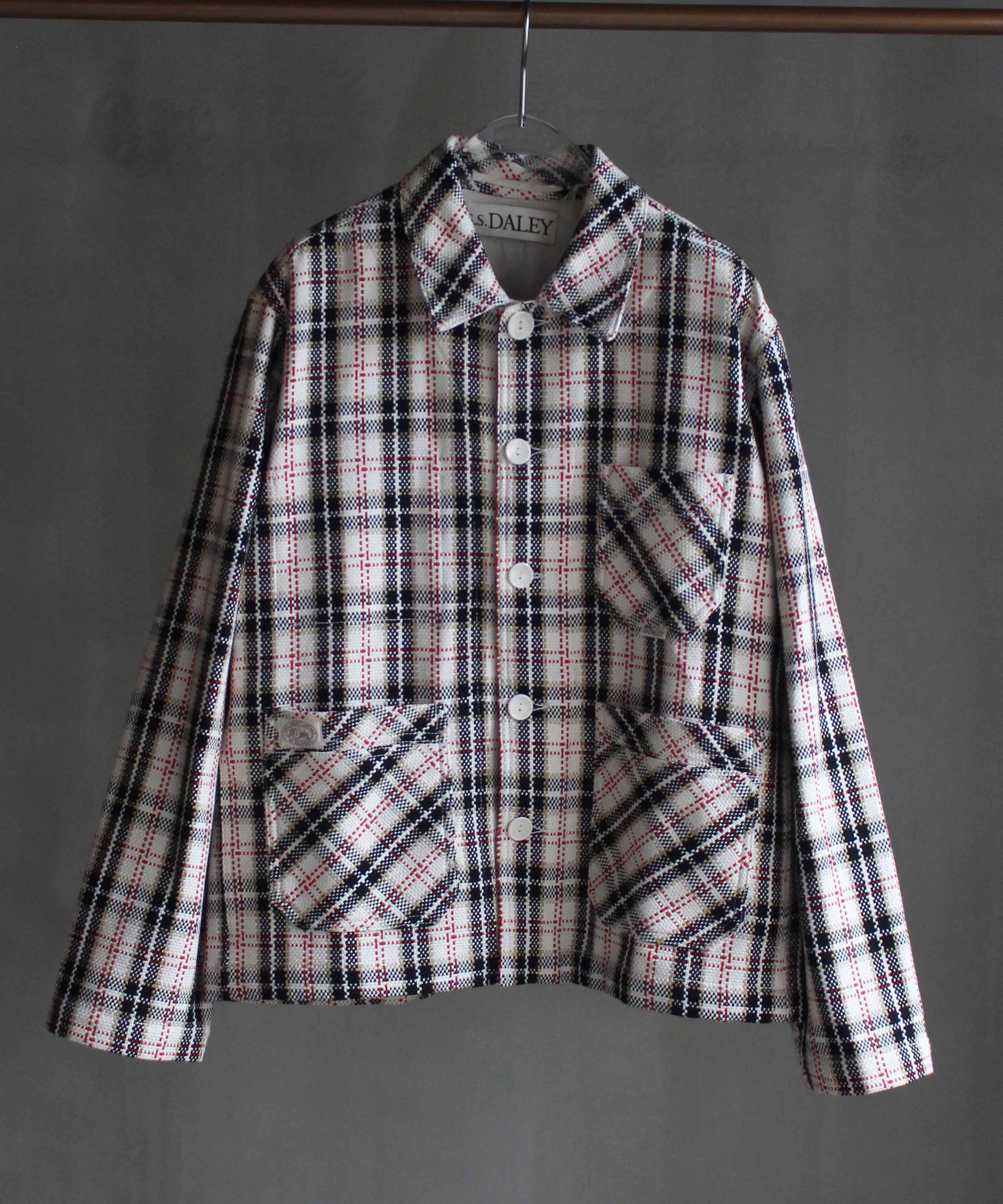S.S DALEY CLARENCE CHORE JACKET RED/BLACK/CHECK -