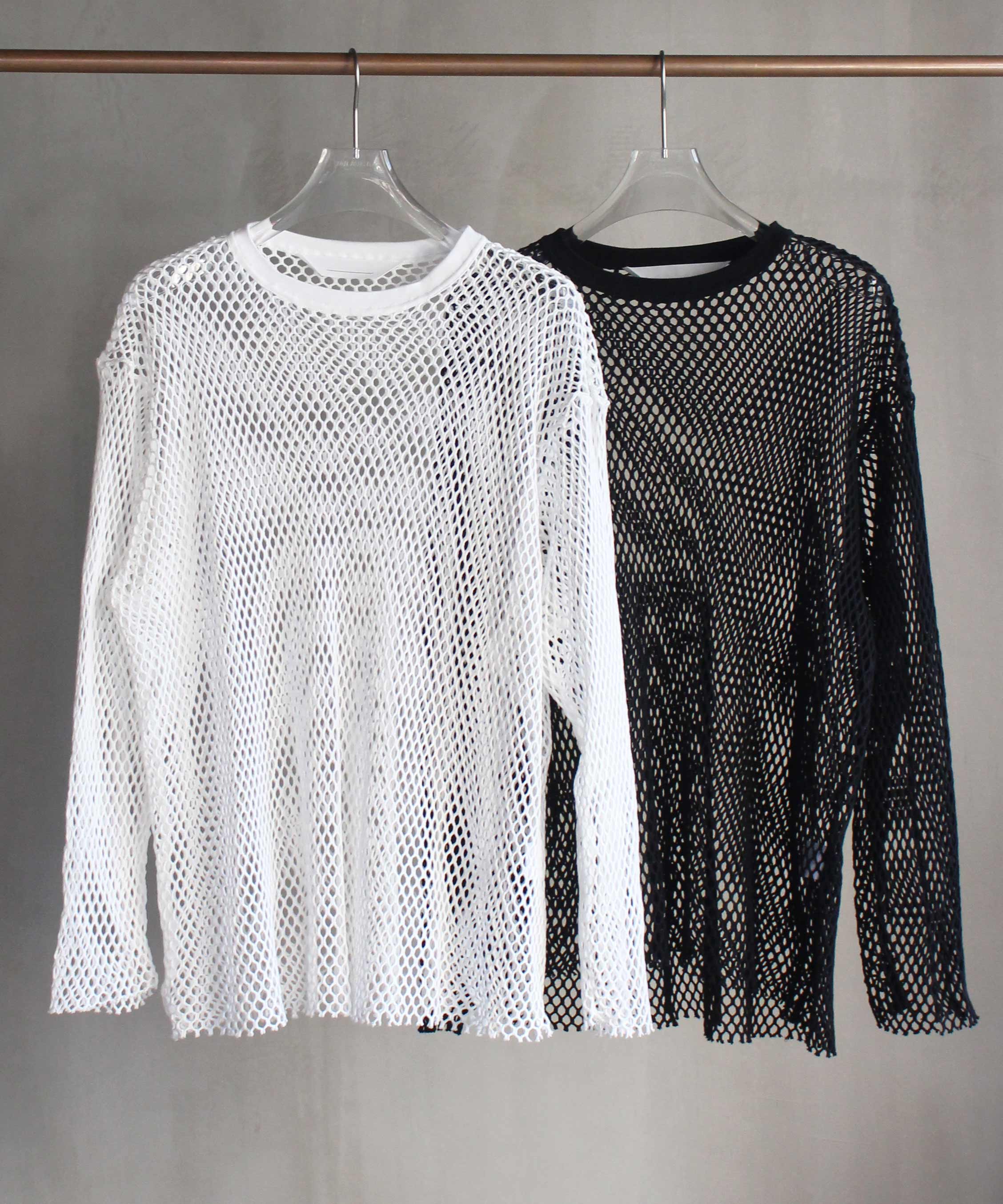 ANDER FISHERMAN NET LS TEE  -