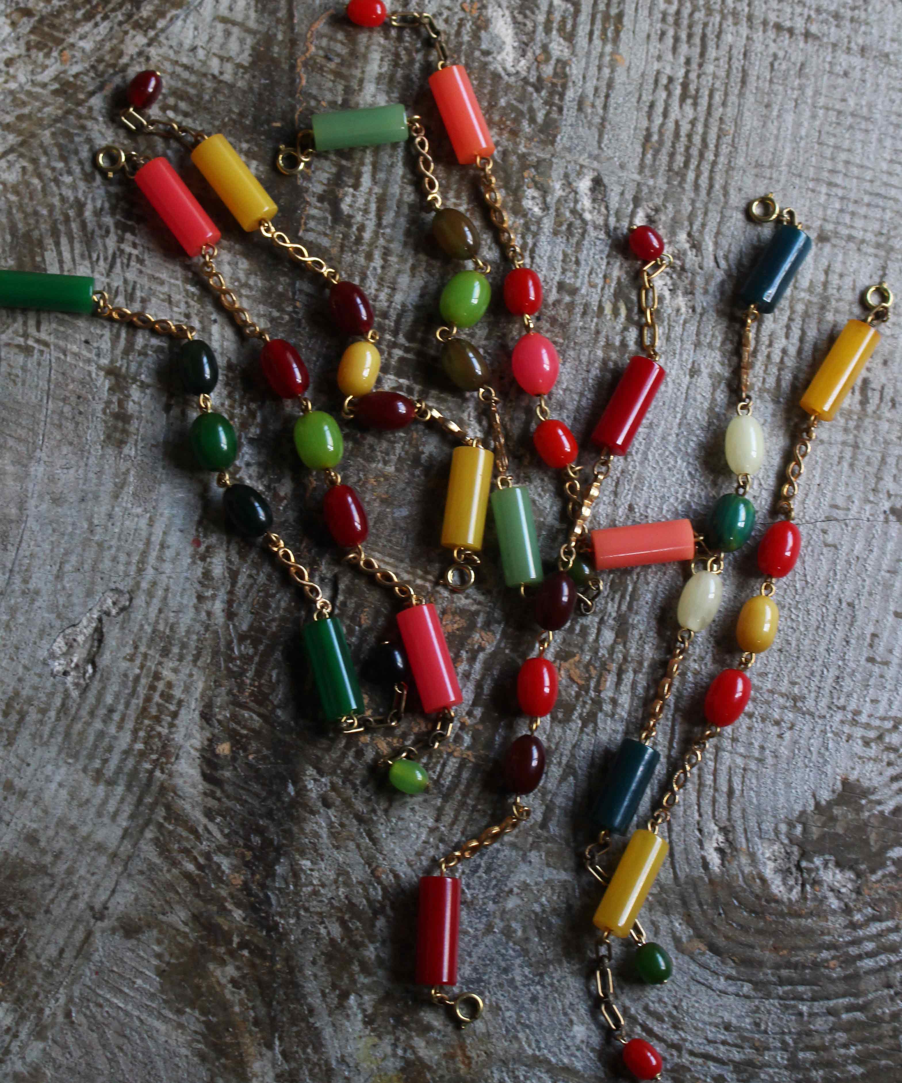 Daniel et Lili 60's Bakelite Multi Bracelet  -
