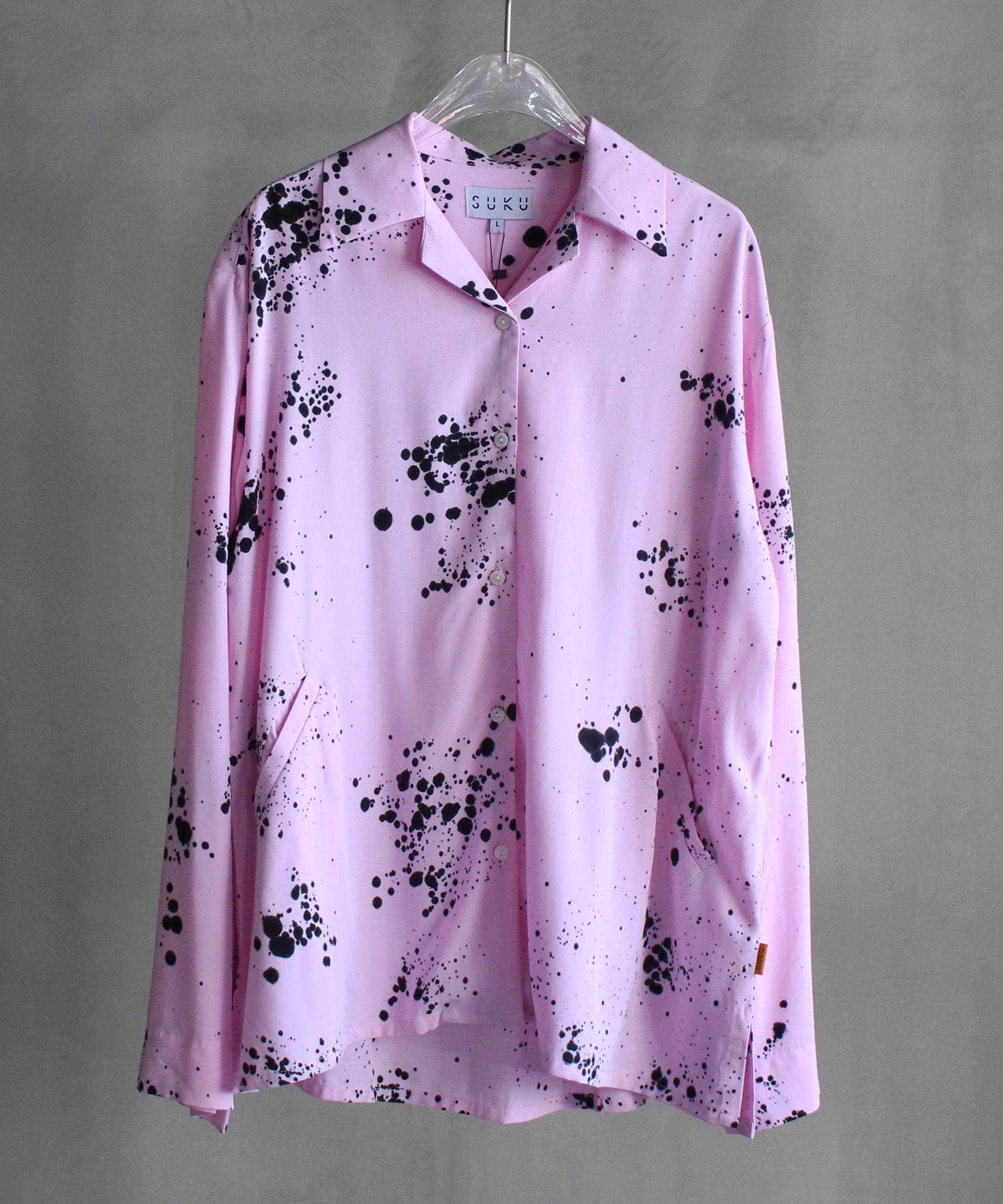 sukuhome WINTER CLASSIC PYJAMA SHIRT Pink Paz -