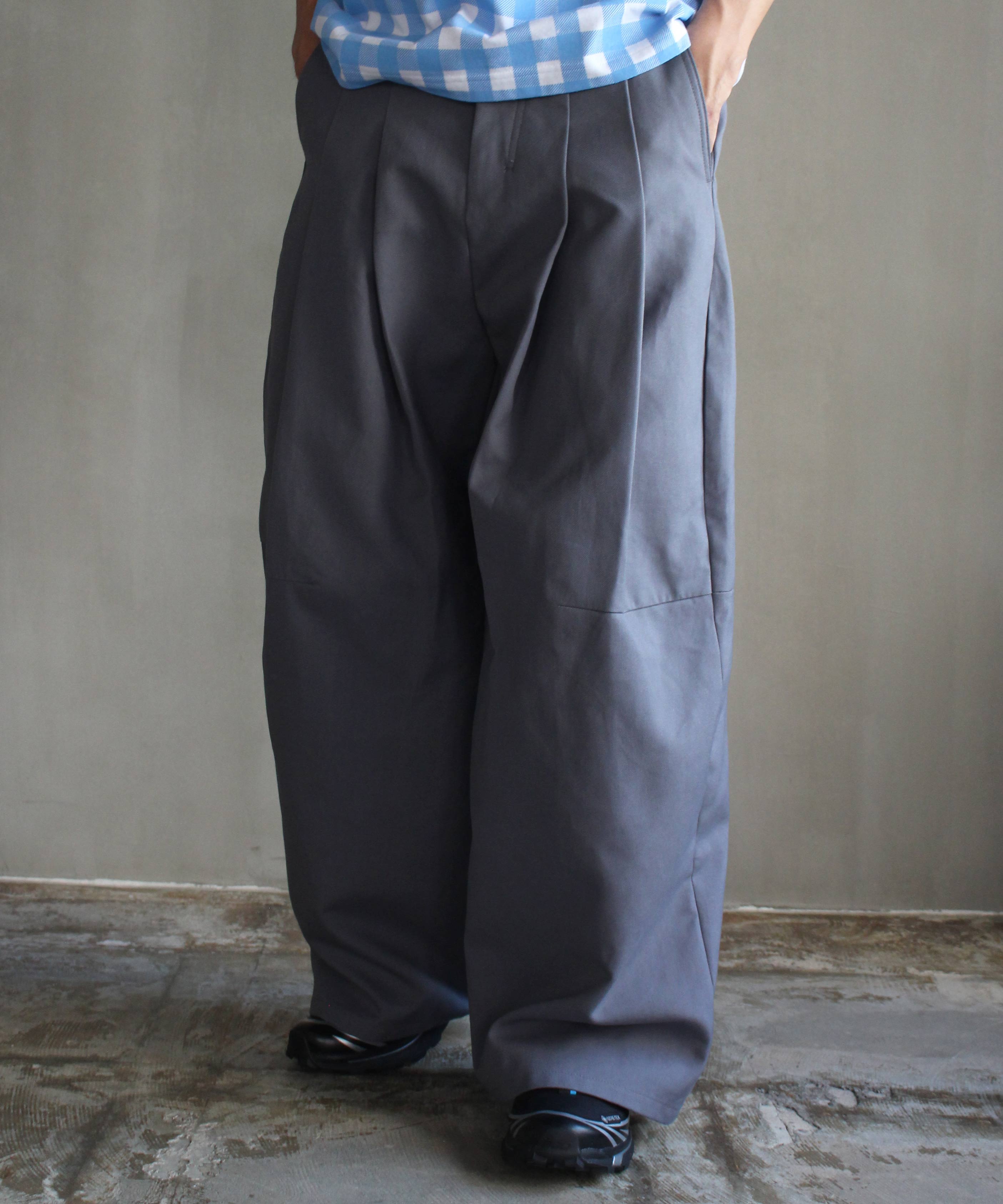 SHINYAKOZUKA Hi,BAGGY(ISSUE#7) PENCIL GREY - | rroomm