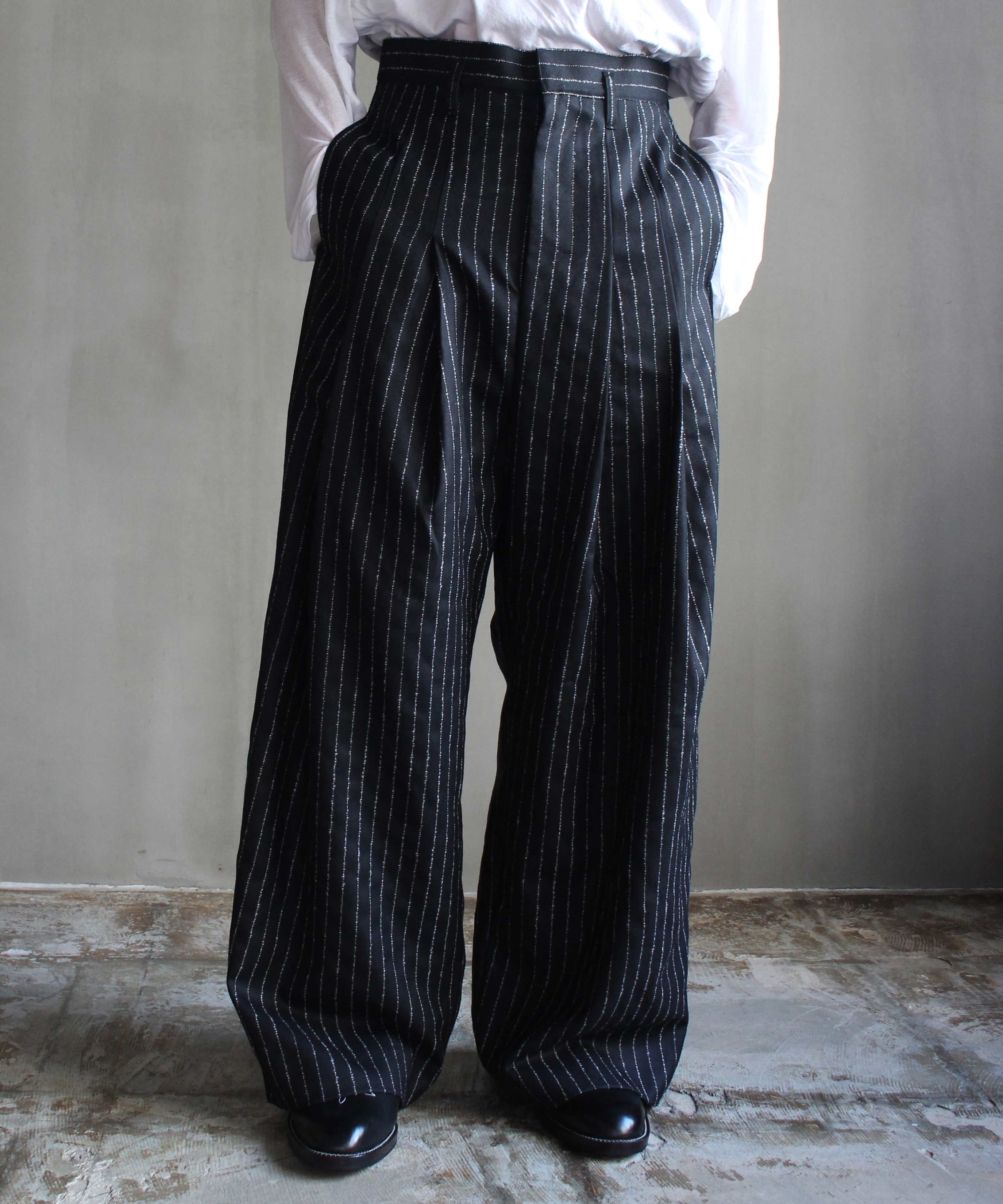 パンツ SHINYAKOZUKA Dear, BAGGY \"CHALK STRIPE SHINYAKOZUKA(シンヤコヅカ)/Dear, BAGGY/CHALK STRIPE 通販