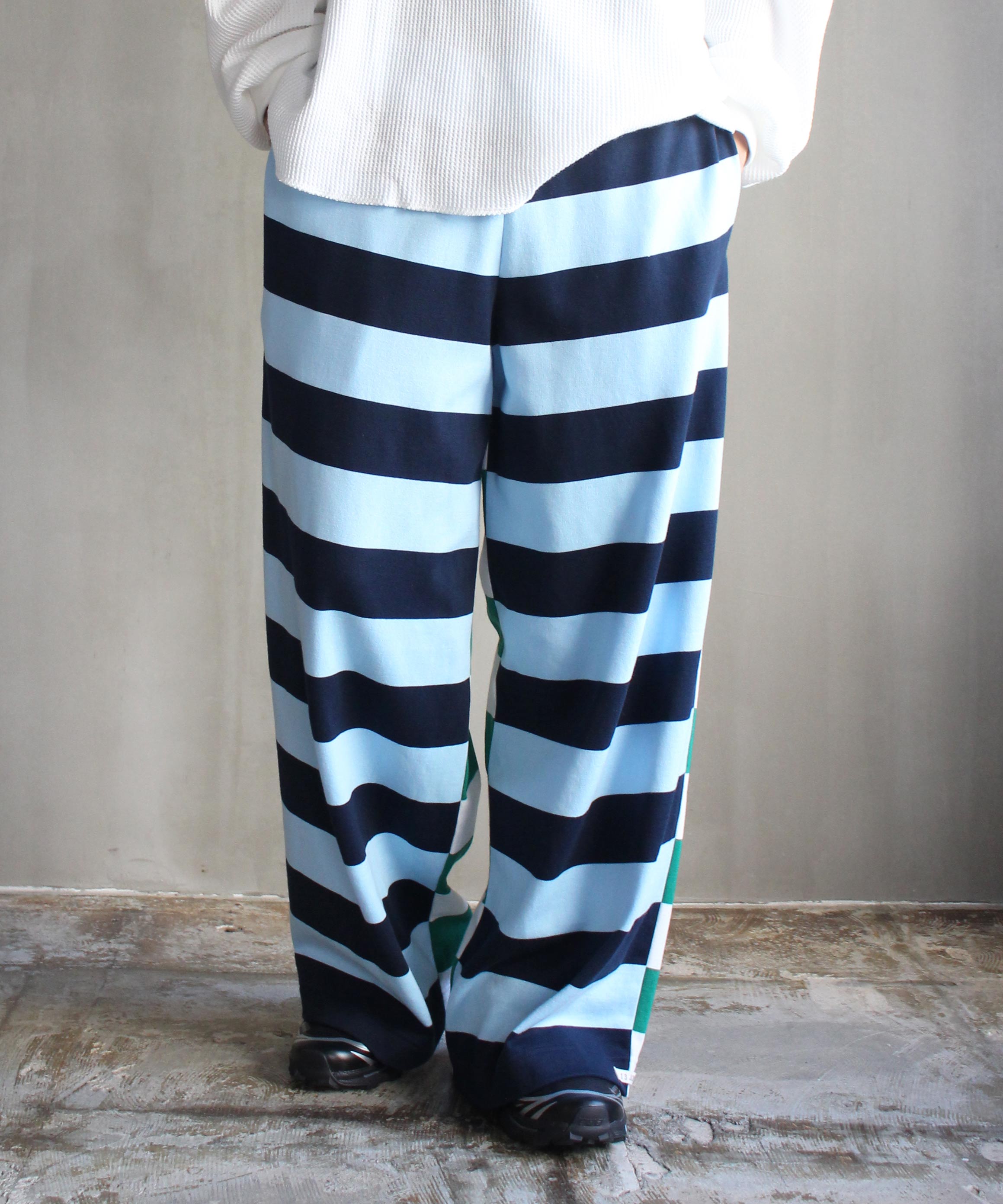 パンツ TSTS DOUBLE SIDED STRIPED TROUSERS ab513bcbe44bfedc8ef4e257e7fc67