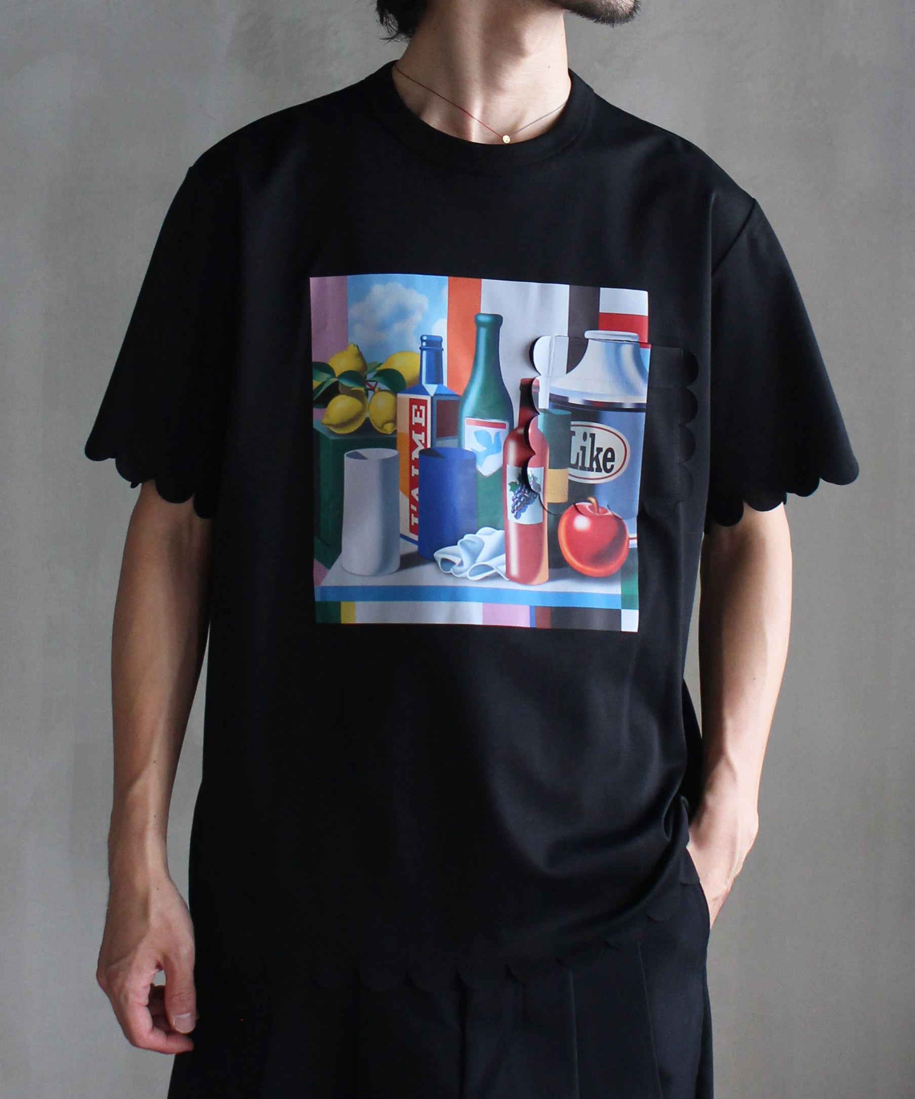 トップス TSTS SPEECH BUBBLES POCKET T-SHIRT TSTS SPEECH BUBBLES POCKET T-SHIRT STILL LIFE ON BLACK