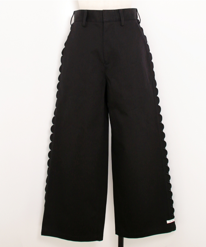 TSTS SPEECH BUBBLES TROUSERS BLACK AND LIGHT GRAY GINGHAM -