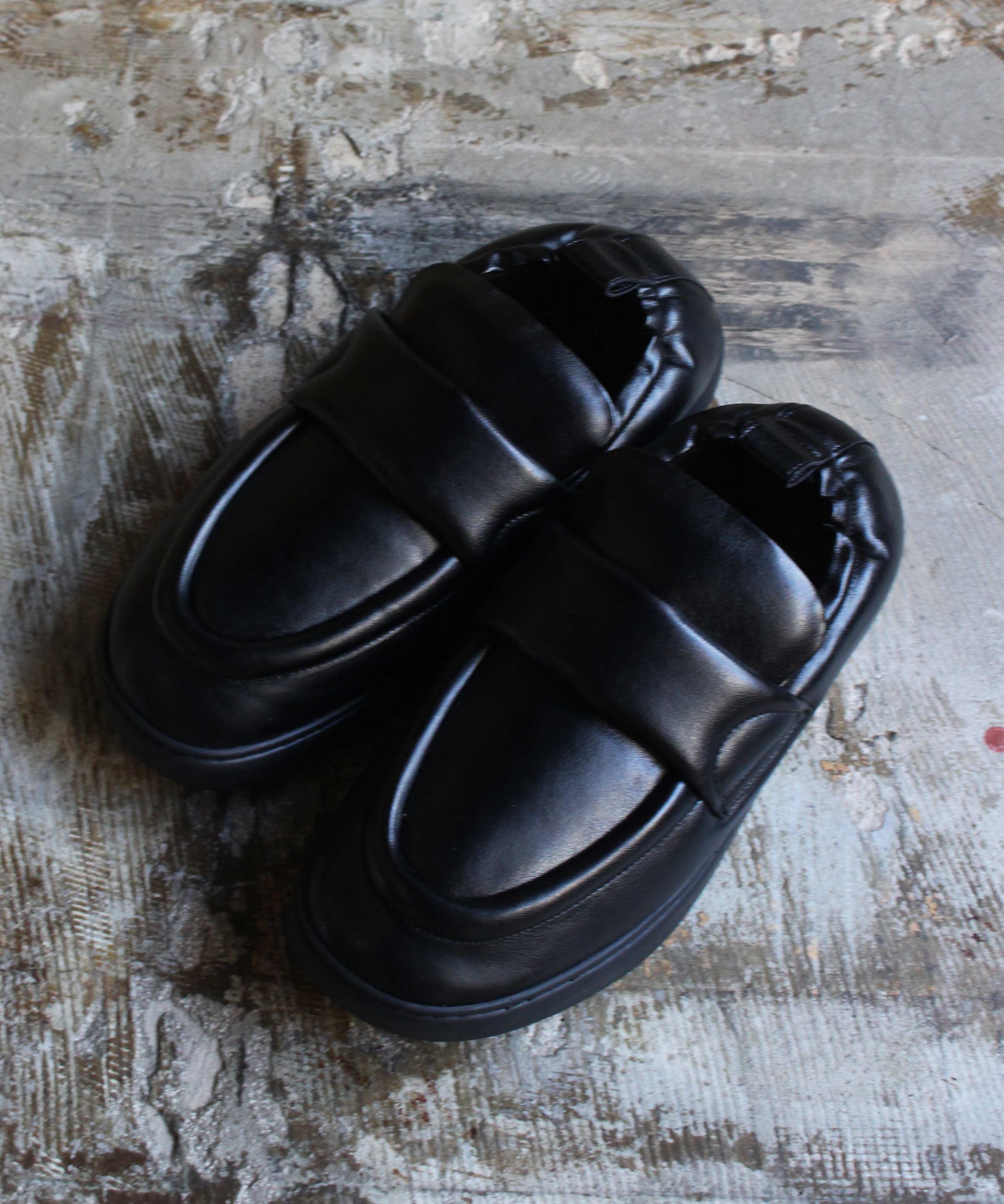 foot the coacher SOFT-PAD LOAFER BLACK - | rroomm onlinestore