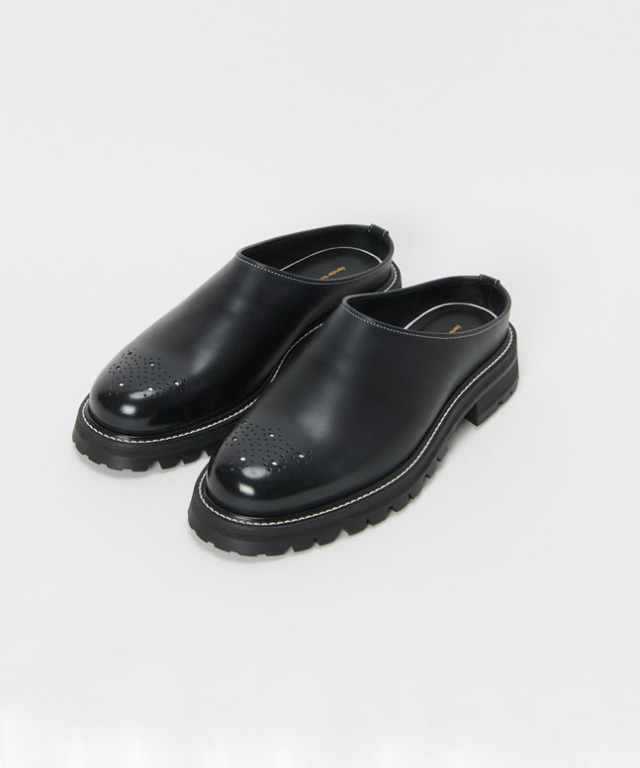 Hender Scheme commando mule black/white - Mens