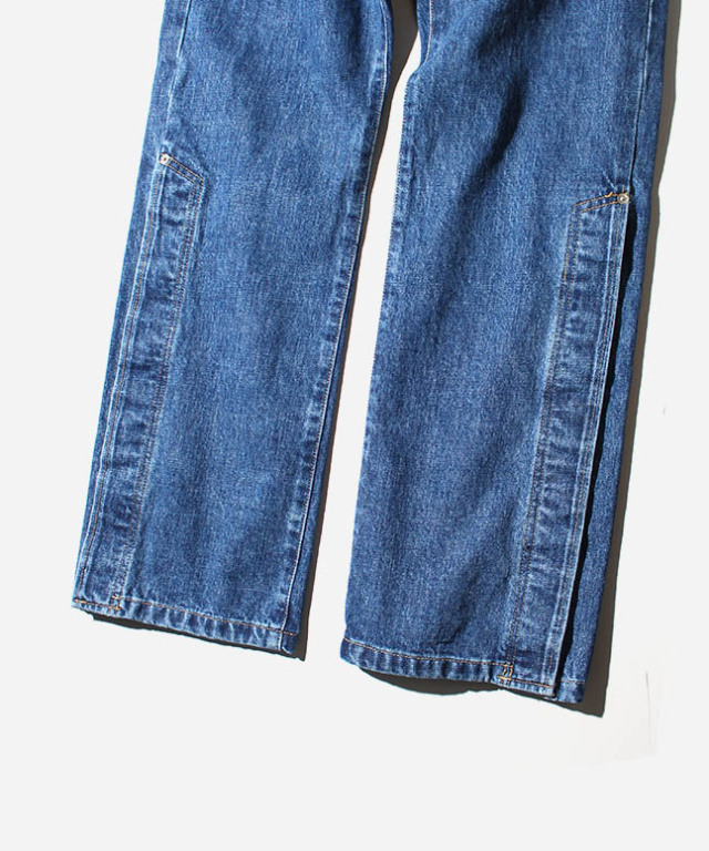 APOCRYPHA FLYSIDE DENIM PANTS BLUE - Mens 魅力的な APOCRYPHA.FLYSIDE DENIM BLUE PANTS デニム/ジーンズ