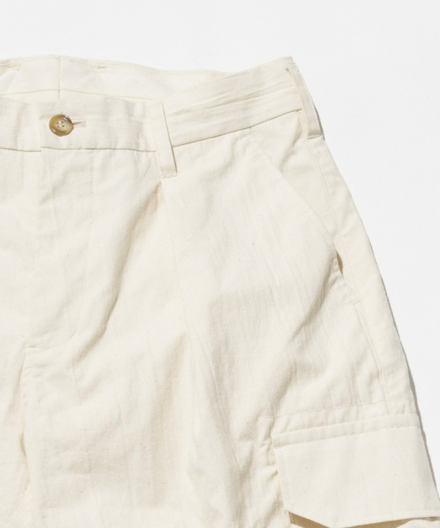 POLYPLOID CARGO TUCK PANTS A OFF WHITE - Mens