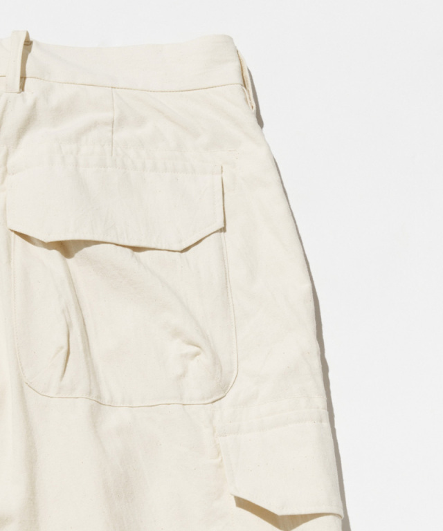 POLYPLOID CARGO TUCK PANTS A OFF WHITE - Mens