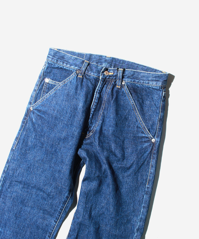 APOCRYPHA FLYSIDE DENIM PANTS BLUE - Mens 魅力的な APOCRYPHA.FLYSIDE DENIM BLUE PANTS デニム/ジーンズ