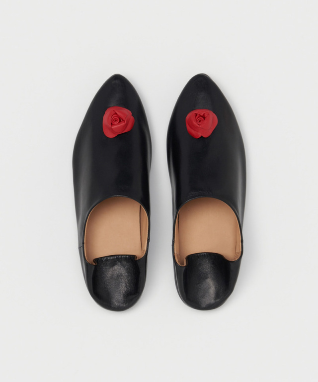 Hender Scheme bloom babouche black/red - Mens | rroomm