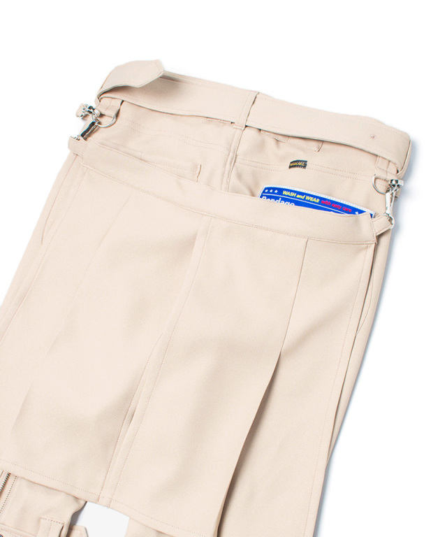 DAIRIKU Bondage Pressed Pants Beige - Mens | rroomm onlinestore