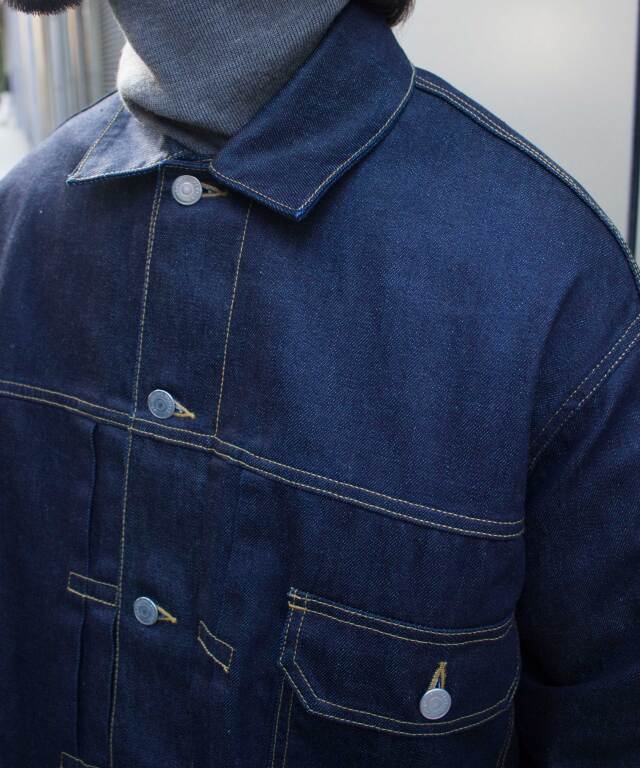 selvedge denim big blouson デニムブルゾン beautiful people (ビューティフルピープル) selvedge denim big