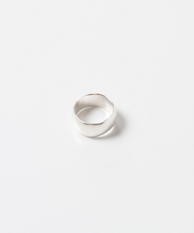Pasoシルバーリング 滑らかな長方形トップ ring - Paso jewelry