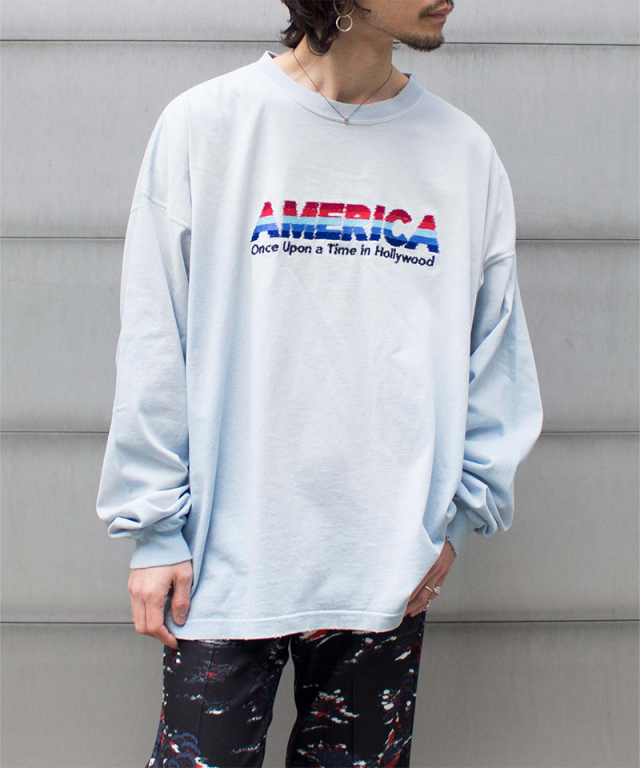 DAIRIKU】 AMERICA Vintage Sunburn Tee