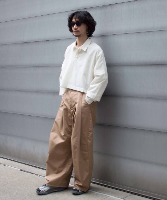 SHINYAKOZUKA POLO WANDER ECRU - Mens | rroomm onlinestore（ルーム 