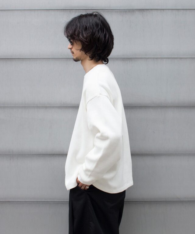 POLYPLOID OVERSIZE LONGSLEEVE C WHITE - Mens | rroomm