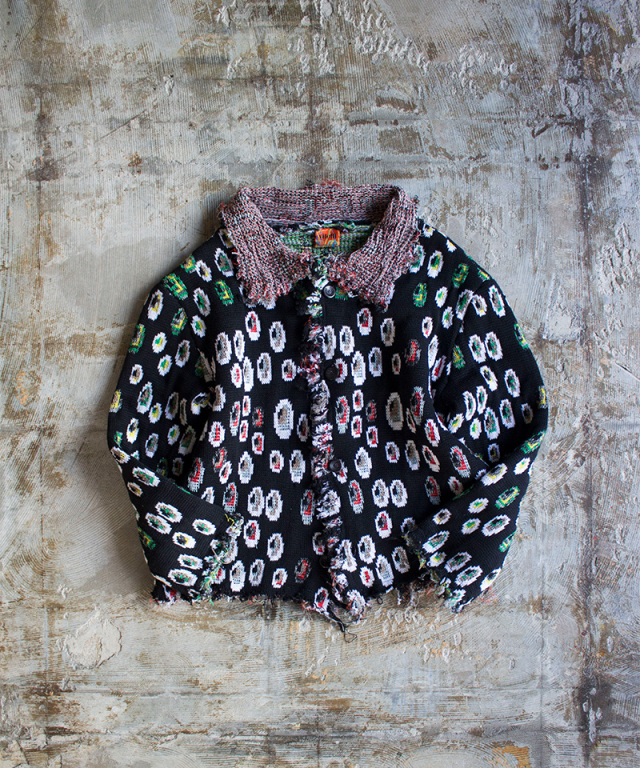 VITELLI REVERSIBLE SPREAD-COLLAR BLAZER CARDIGAN mix - Mens