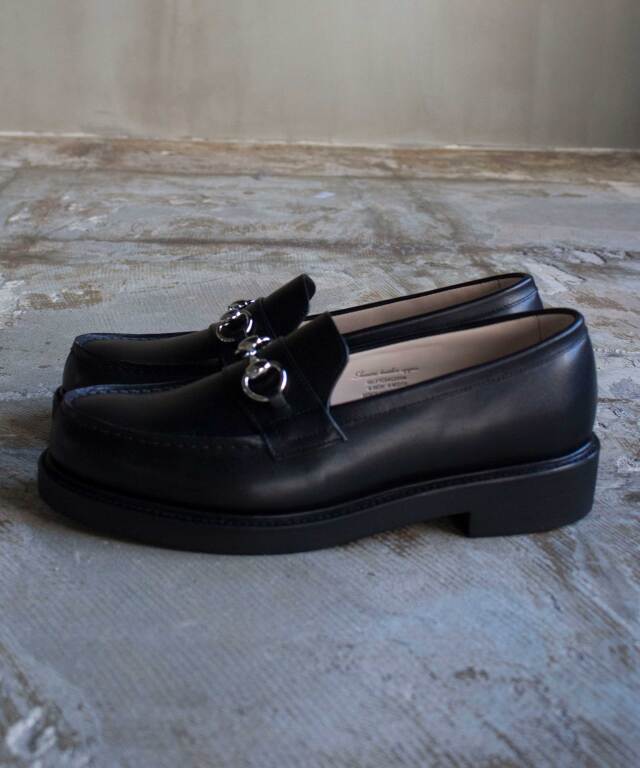 foot the coacher FT BIT LOAFER(HARDNESS) BK/SIL - Mens