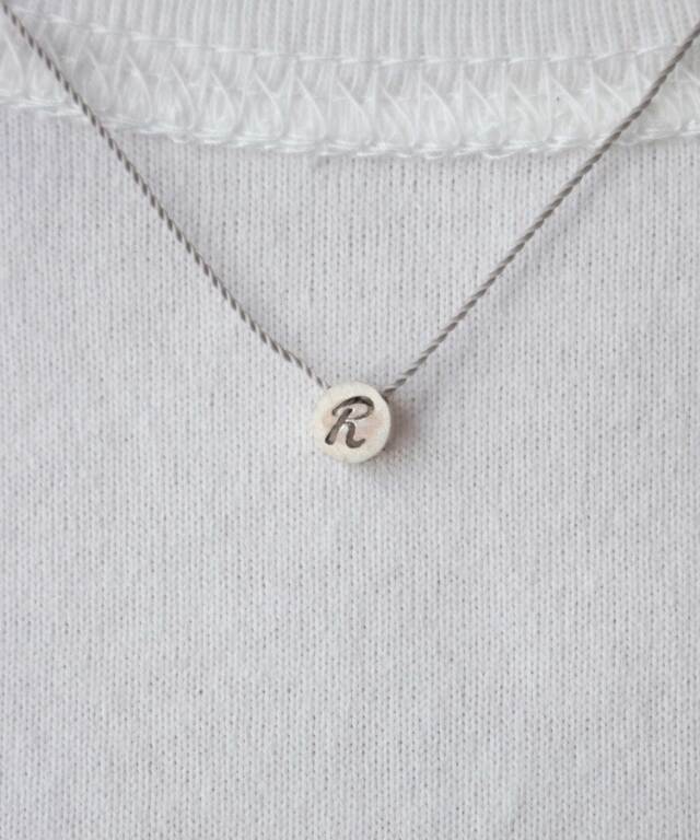 PHINGERIN TINY NECKLACE B:GREY - Mens | rroomm onlinestore