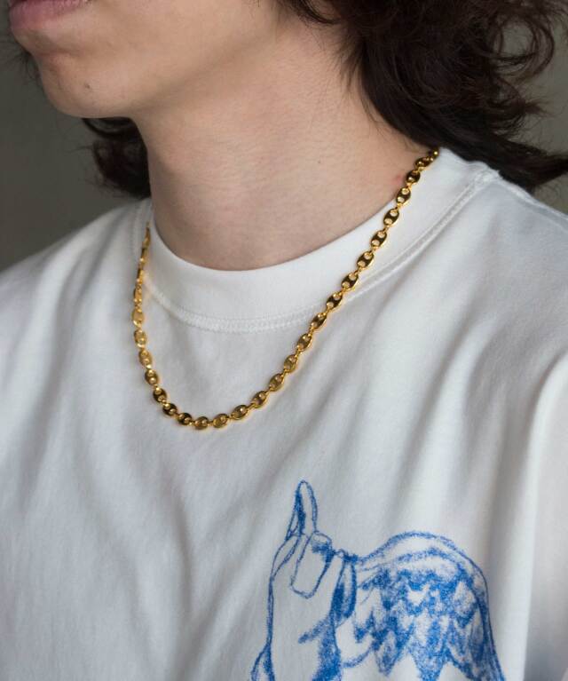 【LOWOOL】Small pignose chain necklace▲ENHYPEN着用 Pig Nose Link Necklace – The Goldbar ™