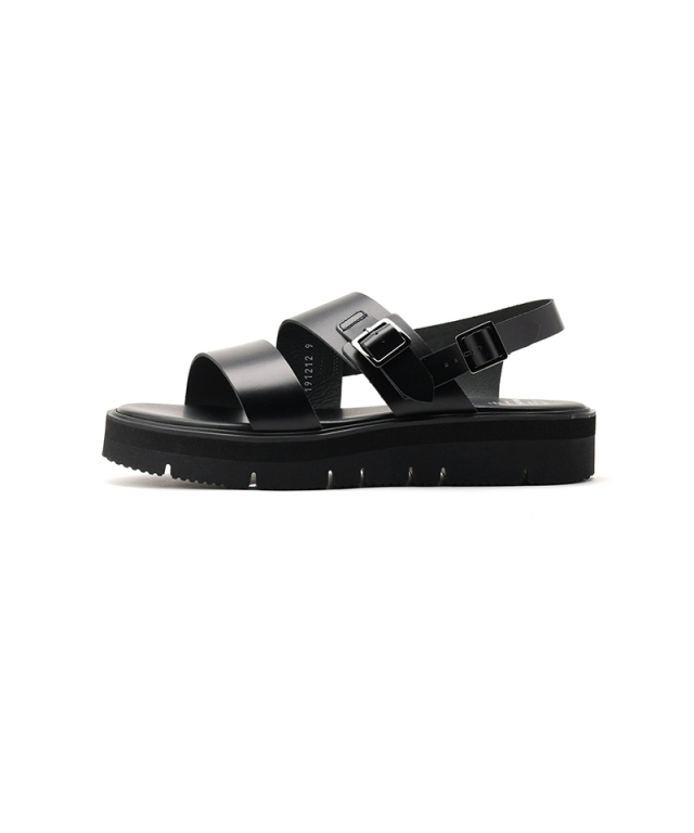 foot the coacher SS BELT SANDALS BLACK - Mens | rroomm