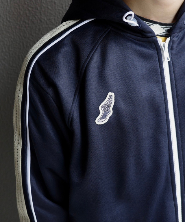 WALES BONNER MANTRA HOODIE NAVY - Mens | rroomm onlinestore