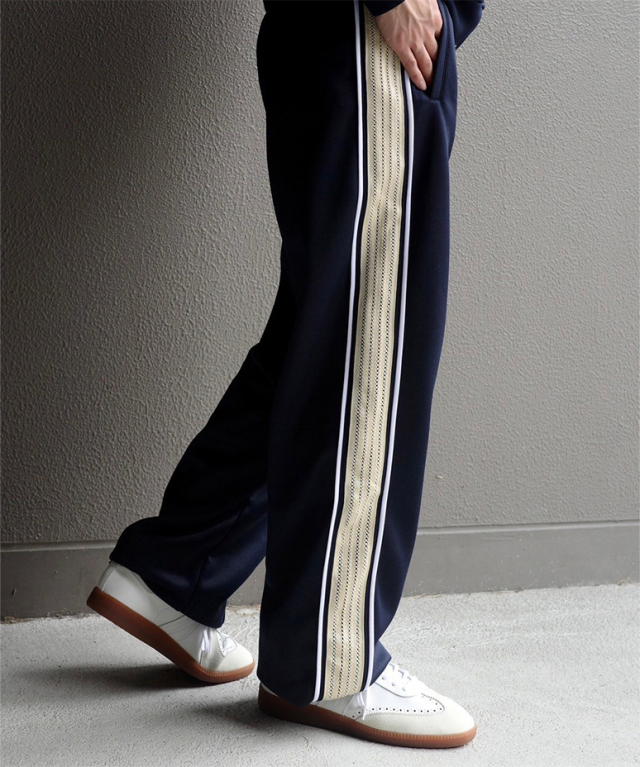 WALES BONNER MANTRA TROUSERS NAVY - Mens | rroomm