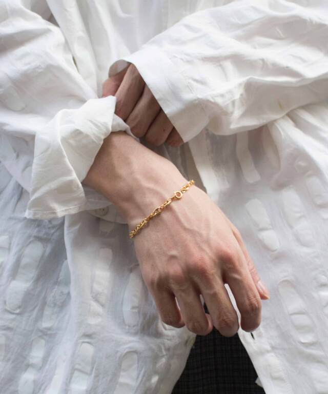 Liliet Daniel ヴィンテージブレスレット　新品未使用 Daniel et Lili 60's vintage pignose chain bracelet gold