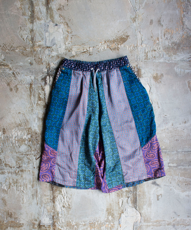 CHANGES [exclusive] yass remake pajama shorts-A blue mix - Mens