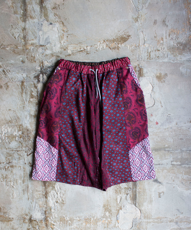 CHANGES[exclusive] yass remake pajama shorts-B red mix - Mens