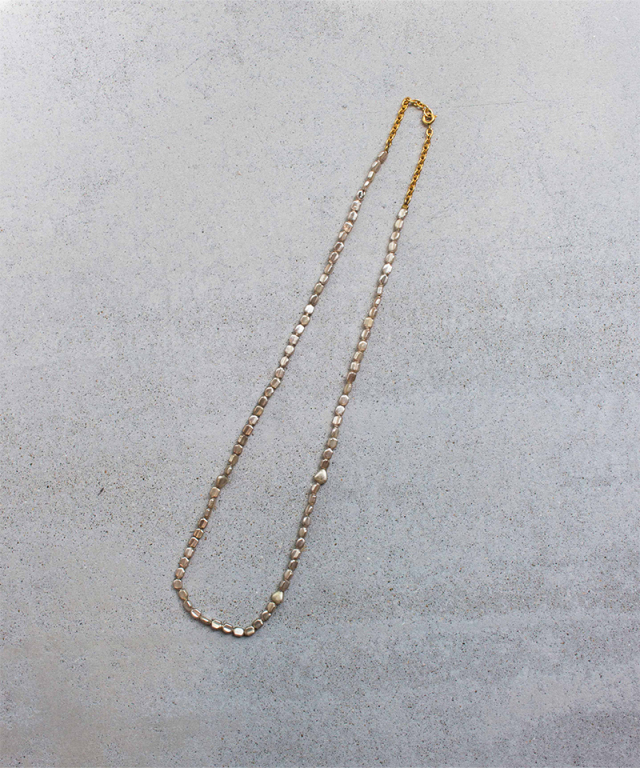 Daniel et Lili 40's vintage verre souffle necklace champagne gold - Mens