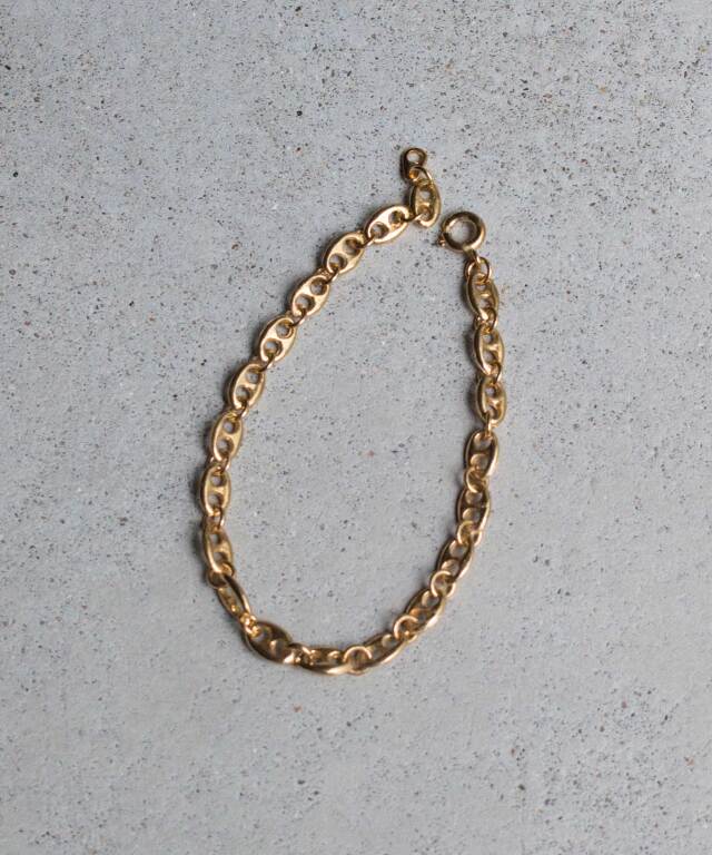 Daniel et Lili 60's vintage pignose chain bracelet gold - Mens