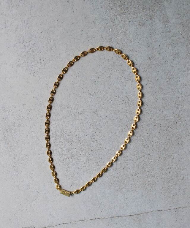 Daniel et Lili 60's vintage pignose chain necklace gold - Mens