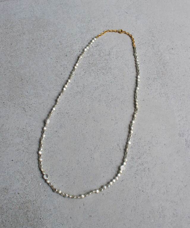 Daniel et Lili 40's vintage verre souffle necklace pearl - Mens