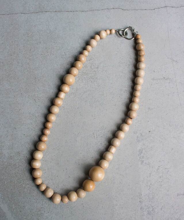 Daniel et Lili 60's vintage wood multi wallet chain natural - Mens
