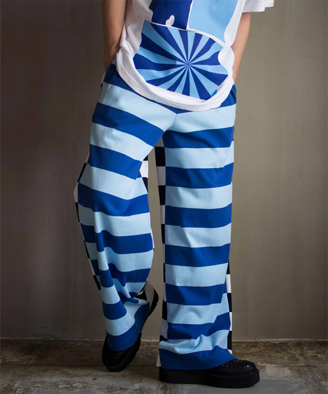 パンツ TSTS DOUBLE SIDED STRIPED TROUSERS TSTS】 G.F.G.S. DOUBLE SIDED STRIPED TROUSERS 2｜kink online