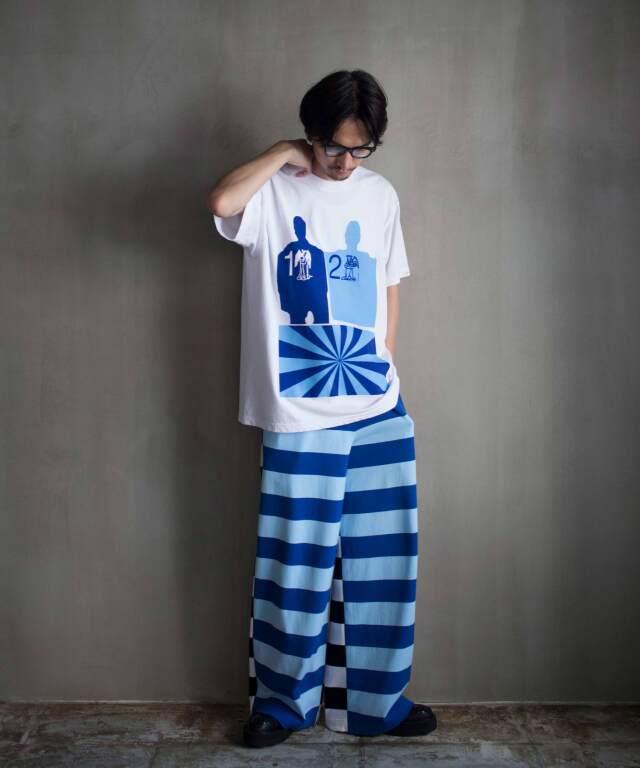 TSTS】 G.F.G.S. DOUBLE SIDED STRIPED TROUSERS 2｜kink online
