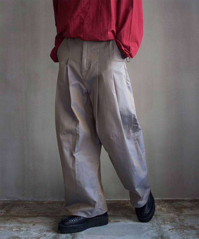 SHINYAKOZUKA Hi,BAGGY BLUE BEIGE - Mens | rroomm onlinestore 