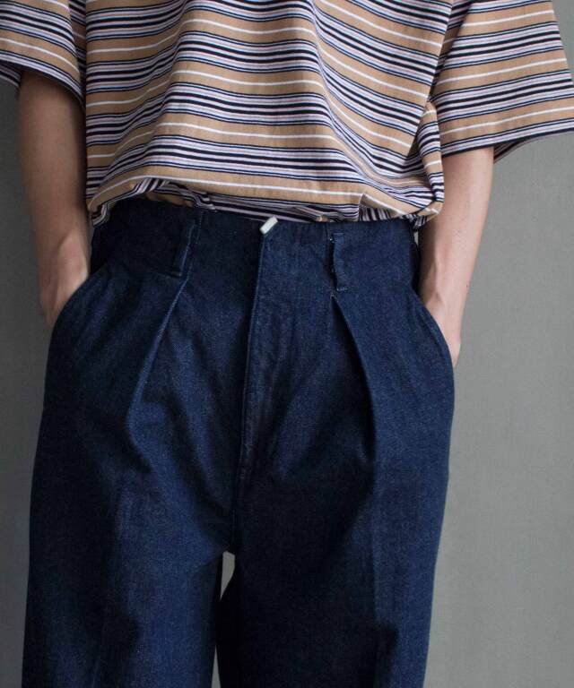 saby TUCK BAGGY TYPE2-11oz Bingo Denim IND/OW/58 - Mens | rroomm 