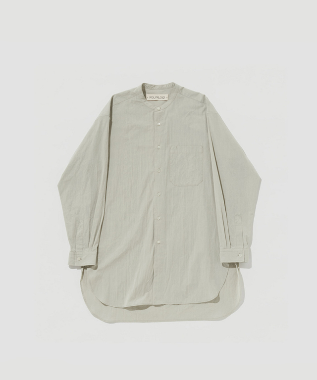 POLYPLOID LONG SHIRT C IVORY - Mens | rroomm onlinestore（ルーム