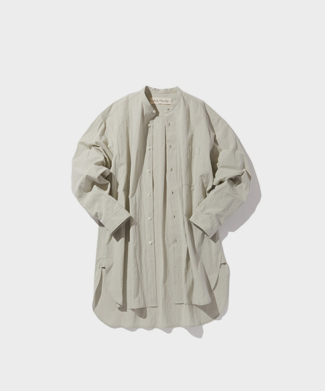 POLYPLOID LONG SHIRT C IVORY - Mens | rroomm onlinestore（ルーム